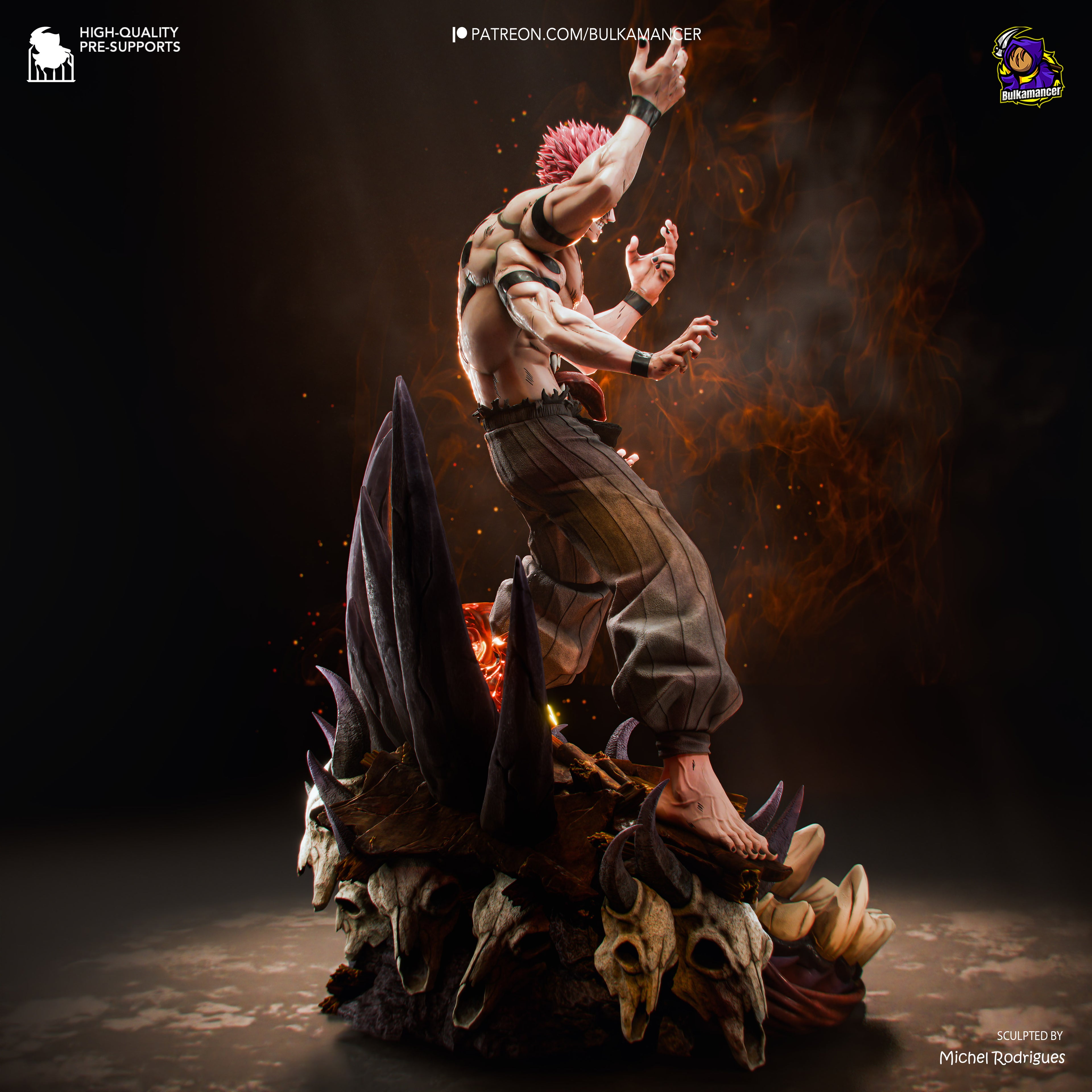 King of Curses Premium Resin Statue | Highly Detailed Collector's Figure
