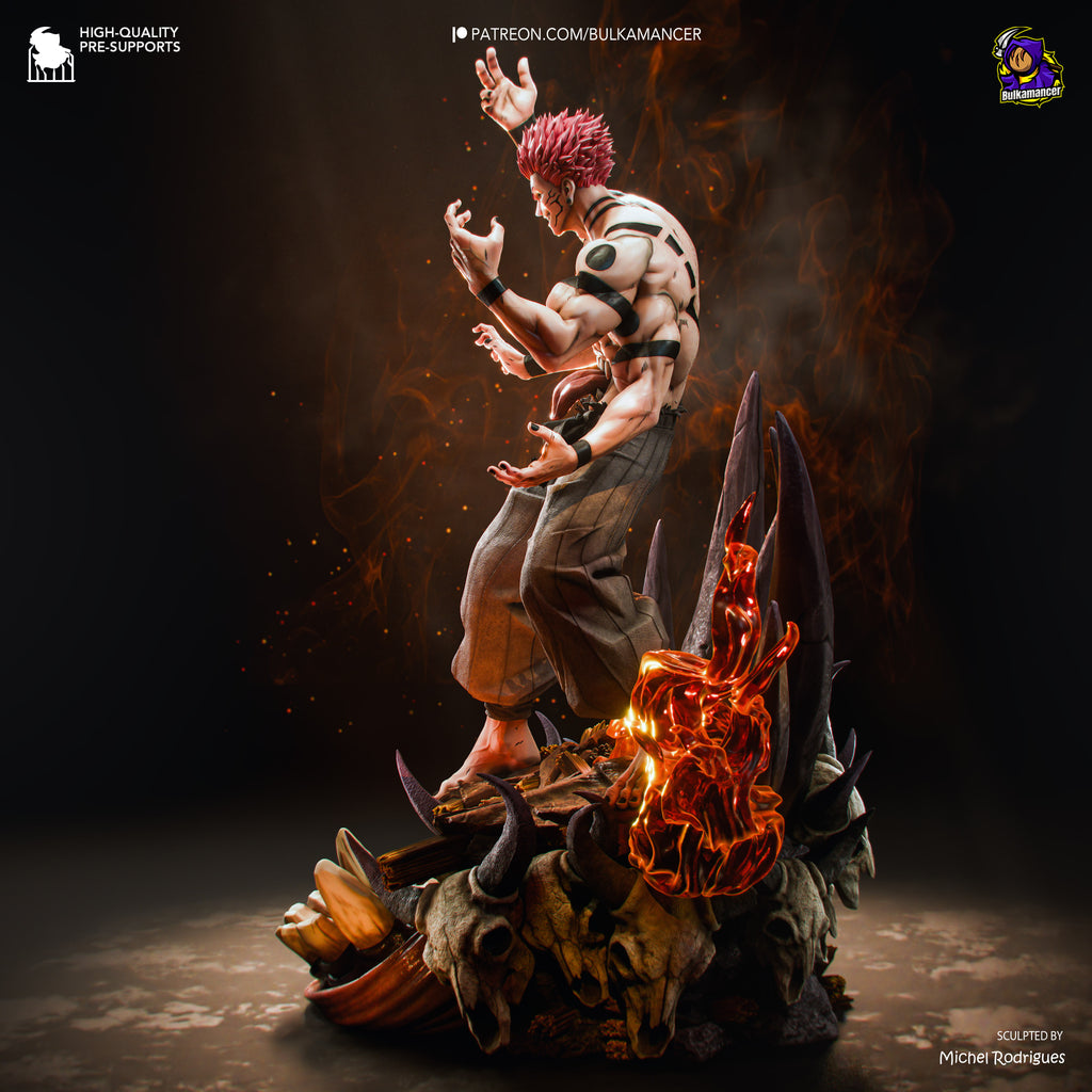 King of Curses Premium Resin Statue | Highly Detailed Collector's Figure