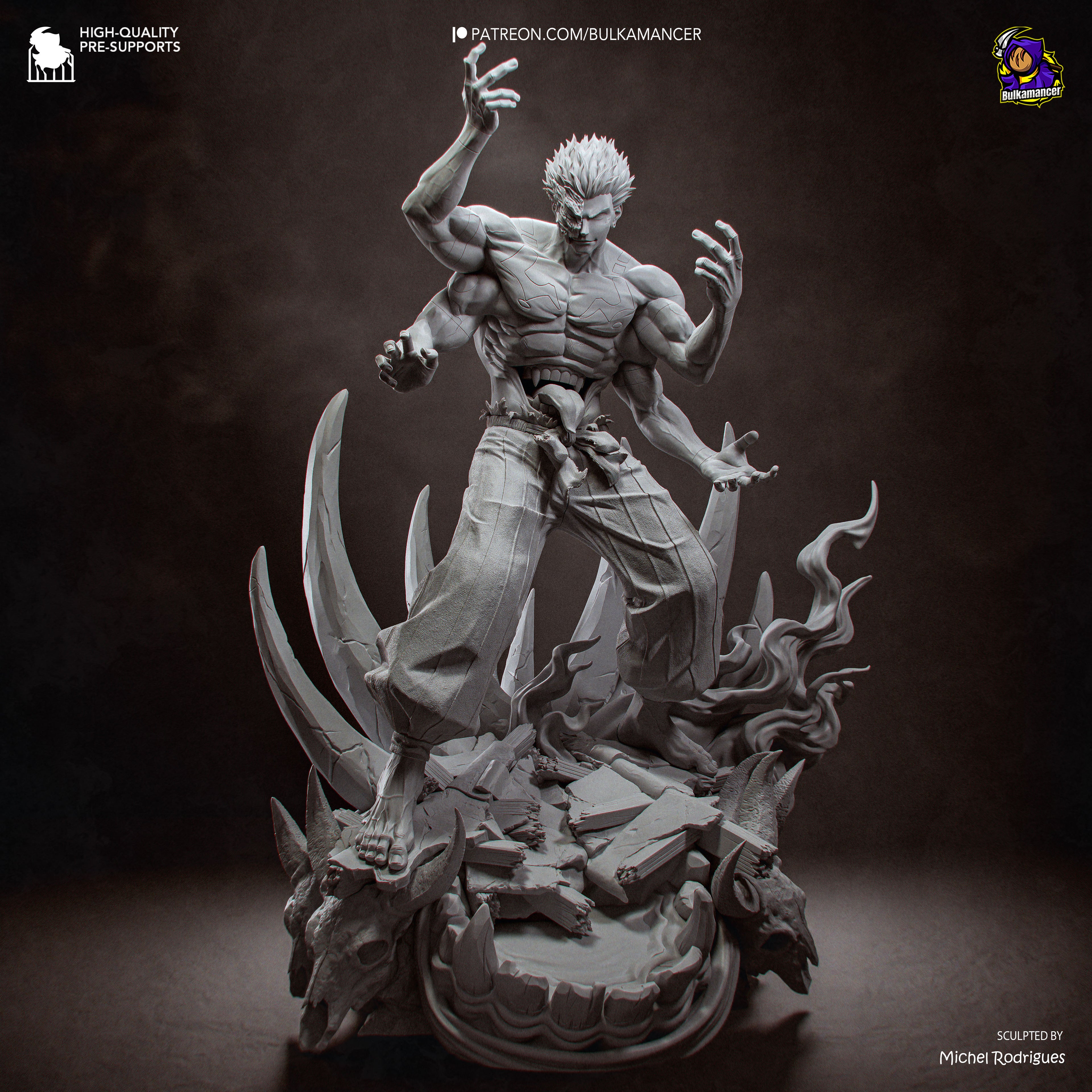 King of Curses Premium Resin Statue | Highly Detailed Collector's Figure