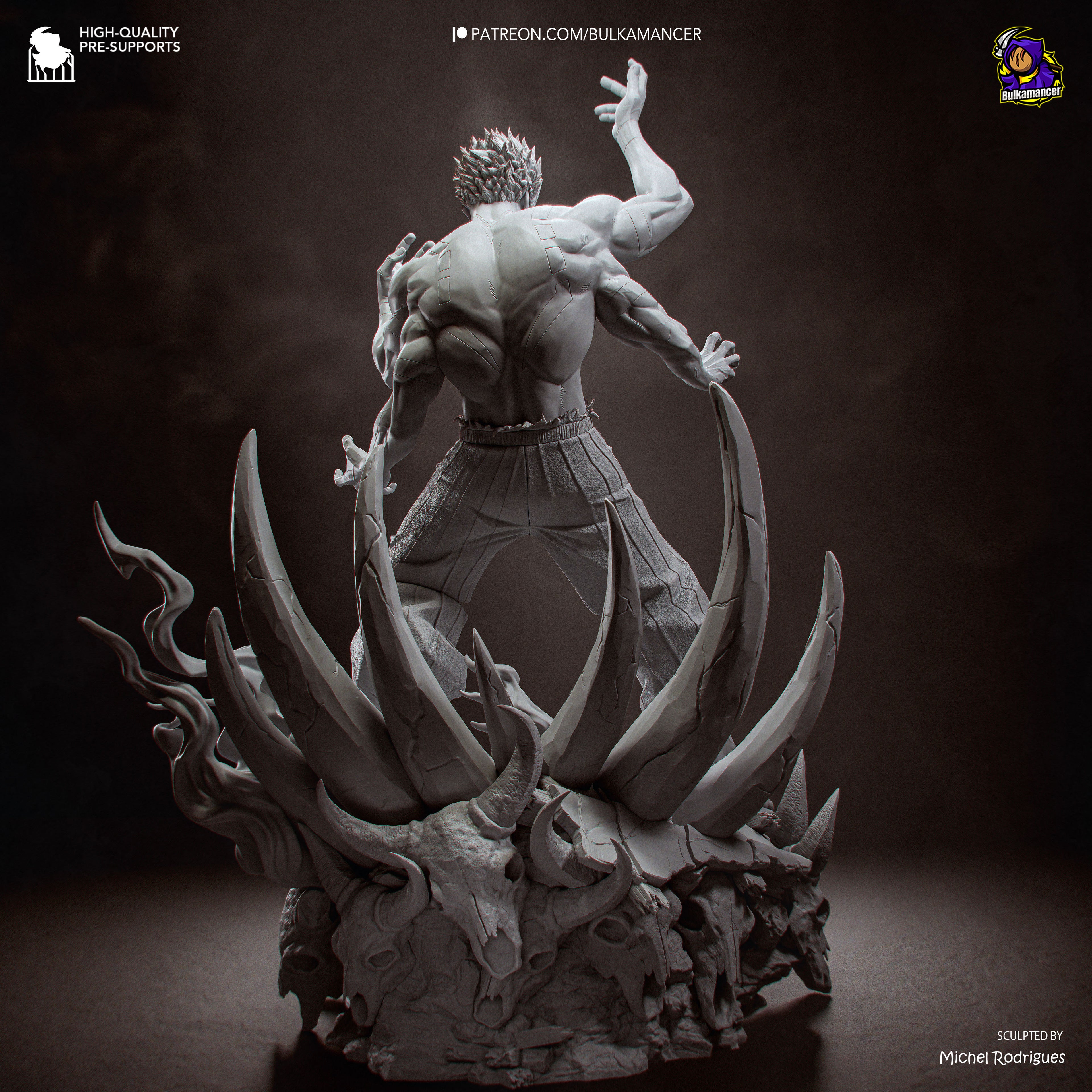 King of Curses Premium Resin Statue | Highly Detailed Collector's Figure