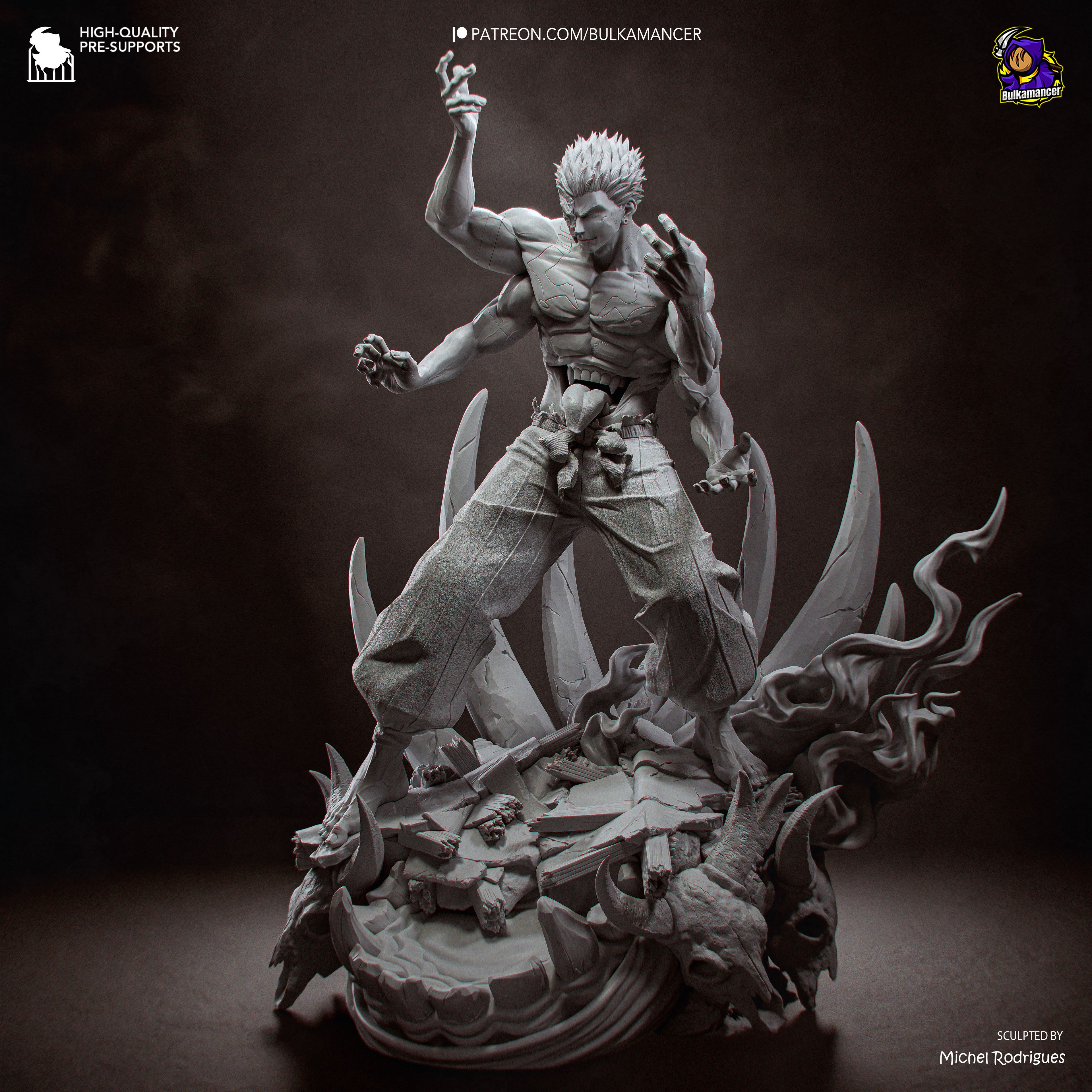 King of Curses Premium Resin Statue | Highly Detailed Collector's Figure