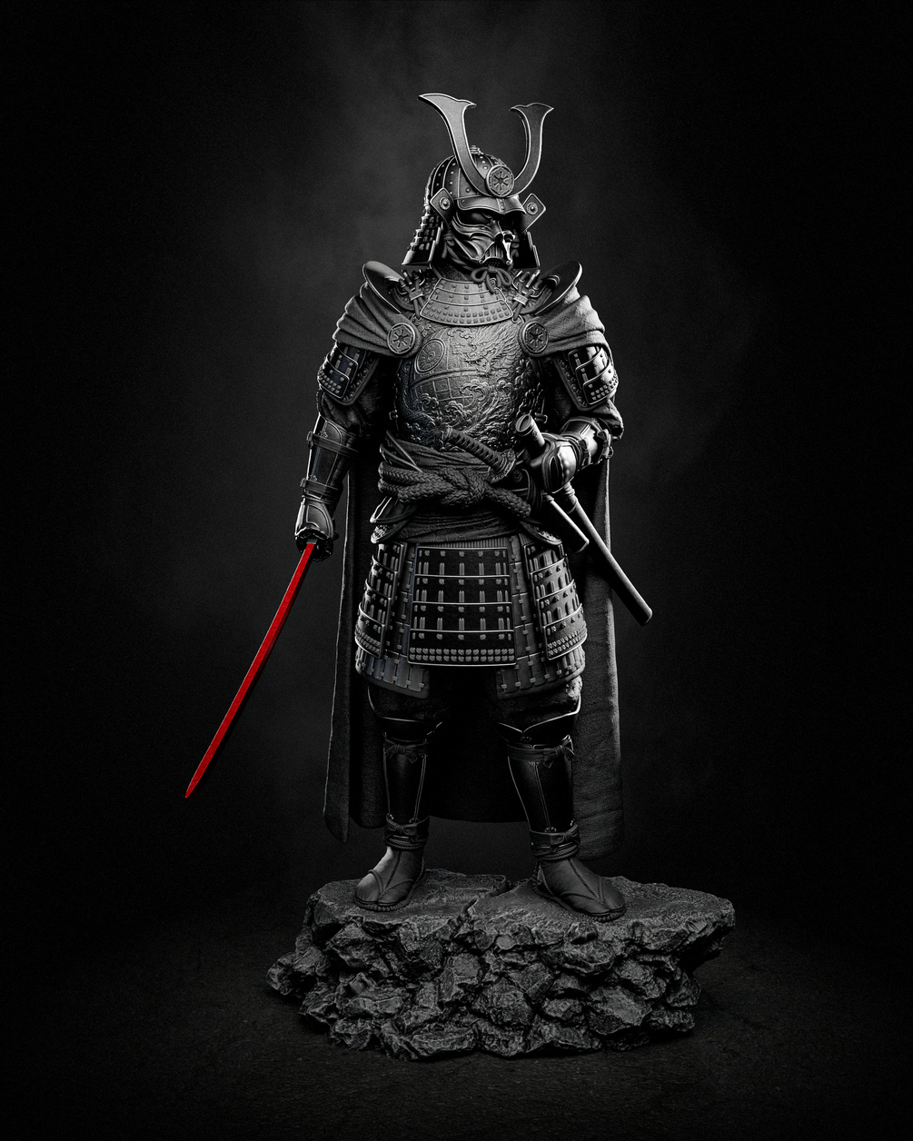 Samurai Darth Vader – Premium Resin Statue / Garage Kit (1/9 & 1/6 Scale) | CA 3D