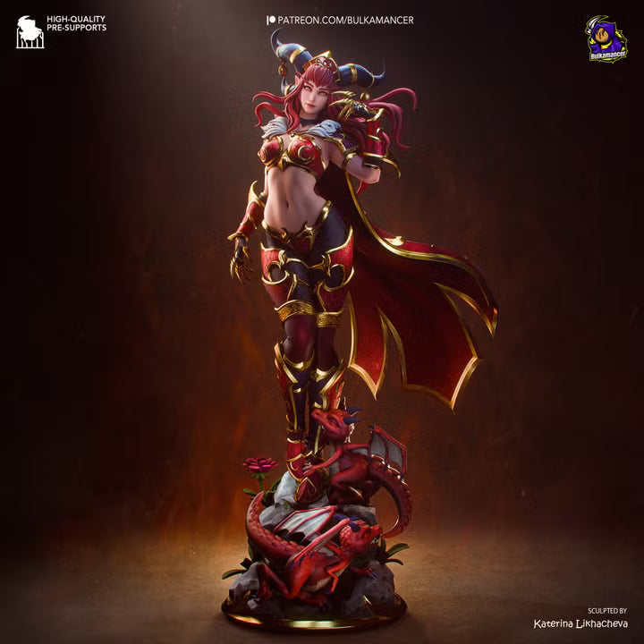 Alexstrasza Life-Binder | Fantasy Dragon Aspect Resin Statue / Garage Kit (Bulkamancer)