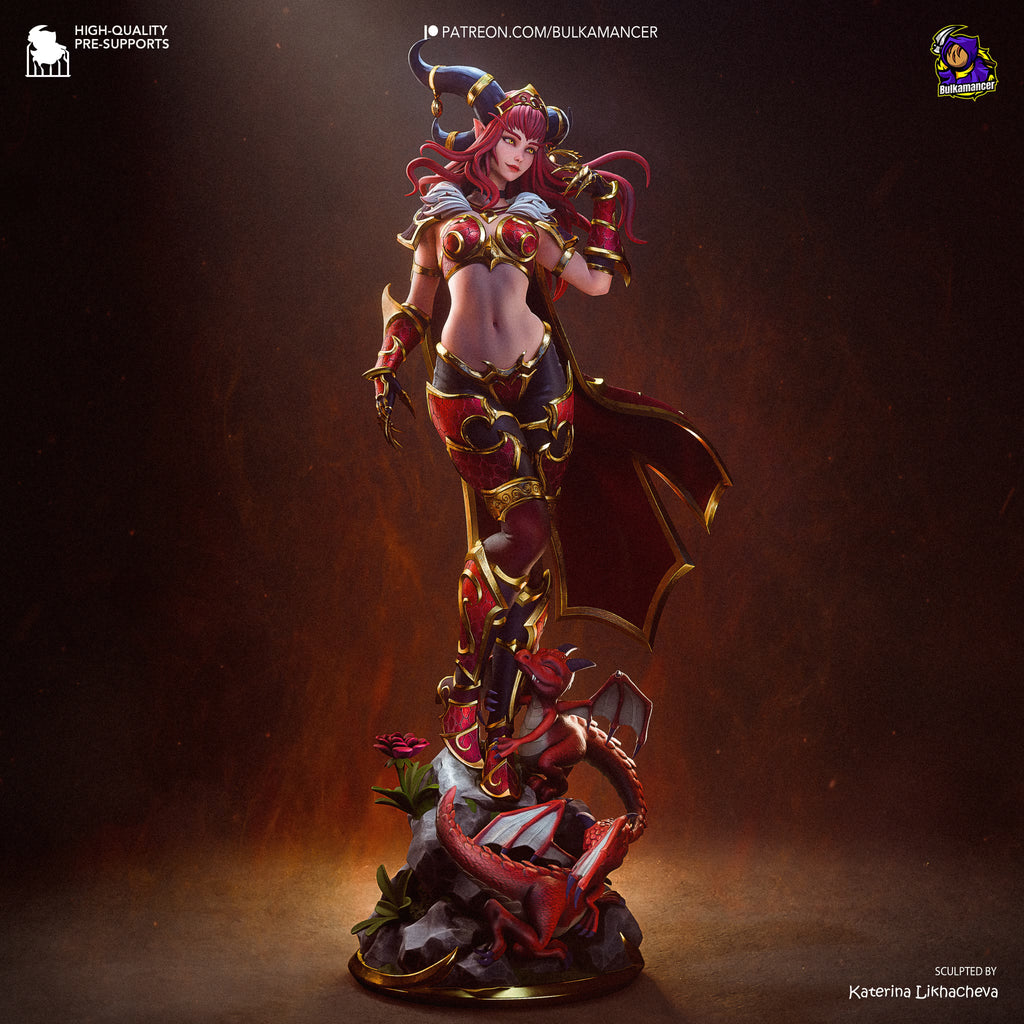 Alexstrasza Life-Binder | Fantasy Dragon Aspect Resin Statue / Garage Kit (Bulkamancer)