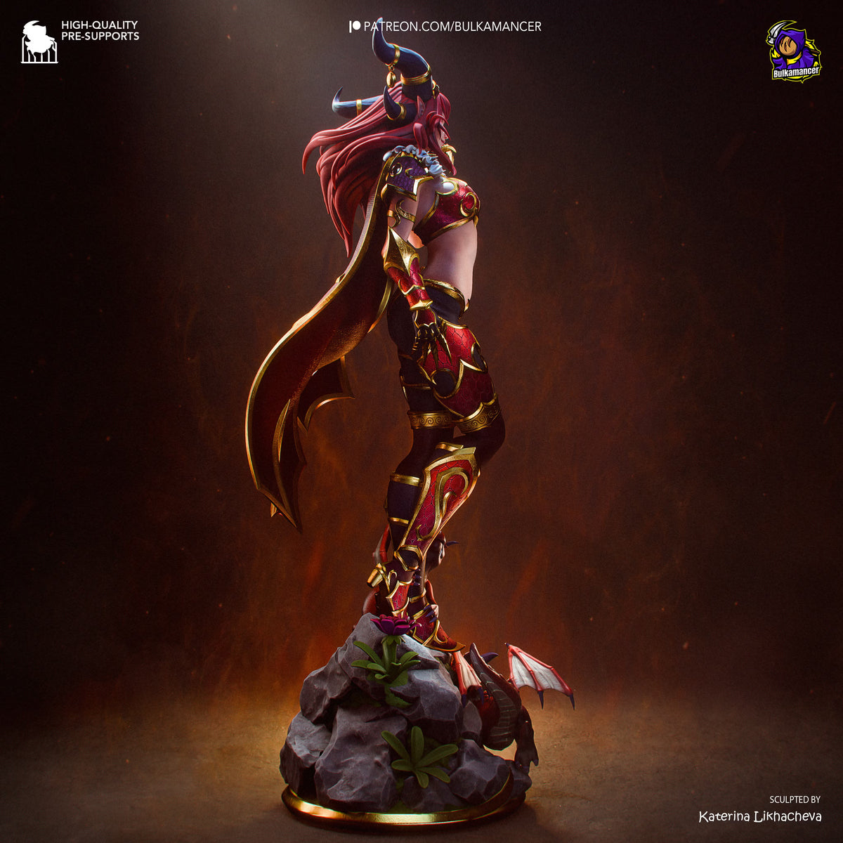 Alexstrasza Life-Binder | Fantasy Dragon Aspect Resin Statue / Garage Kit (Bulkamancer)
