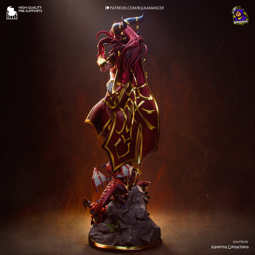 Alexstrasza Life-Binder | Fantasy Dragon Aspect Resin Statue / Garage Kit (Bulkamancer)