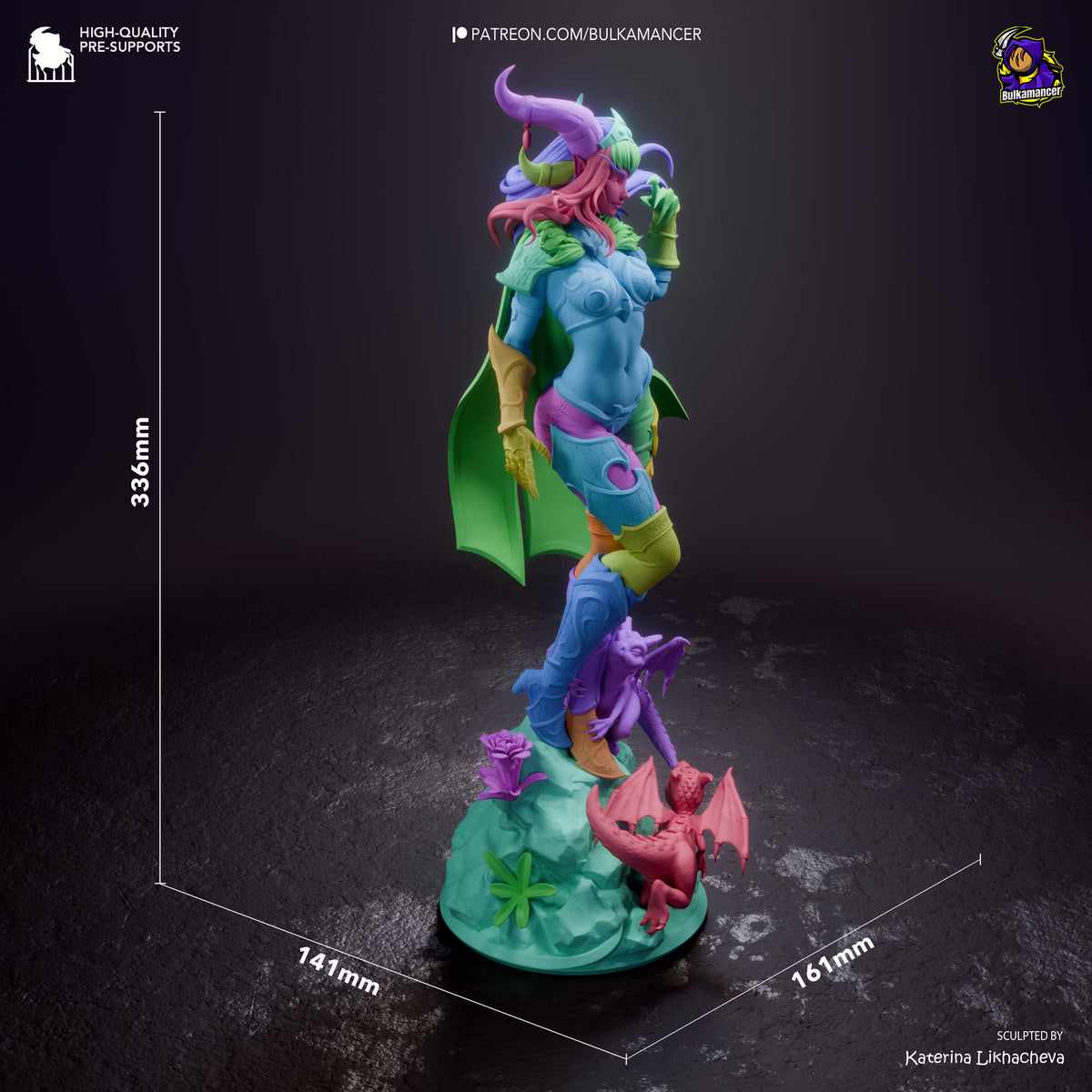 Alexstrasza Life-Binder | Fantasy Dragon Aspect Resin Statue / Garage Kit (Bulkamancer)