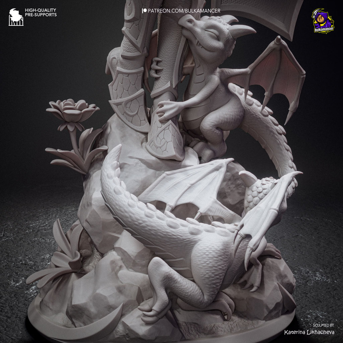 Alexstrasza Life-Binder | Fantasy Dragon Aspect Resin Statue / Garage Kit (Bulkamancer)