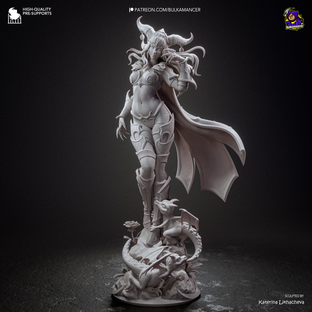 Alexstrasza Life-Binder | Fantasy Dragon Aspect Resin Statue / Garage Kit (Bulkamancer)