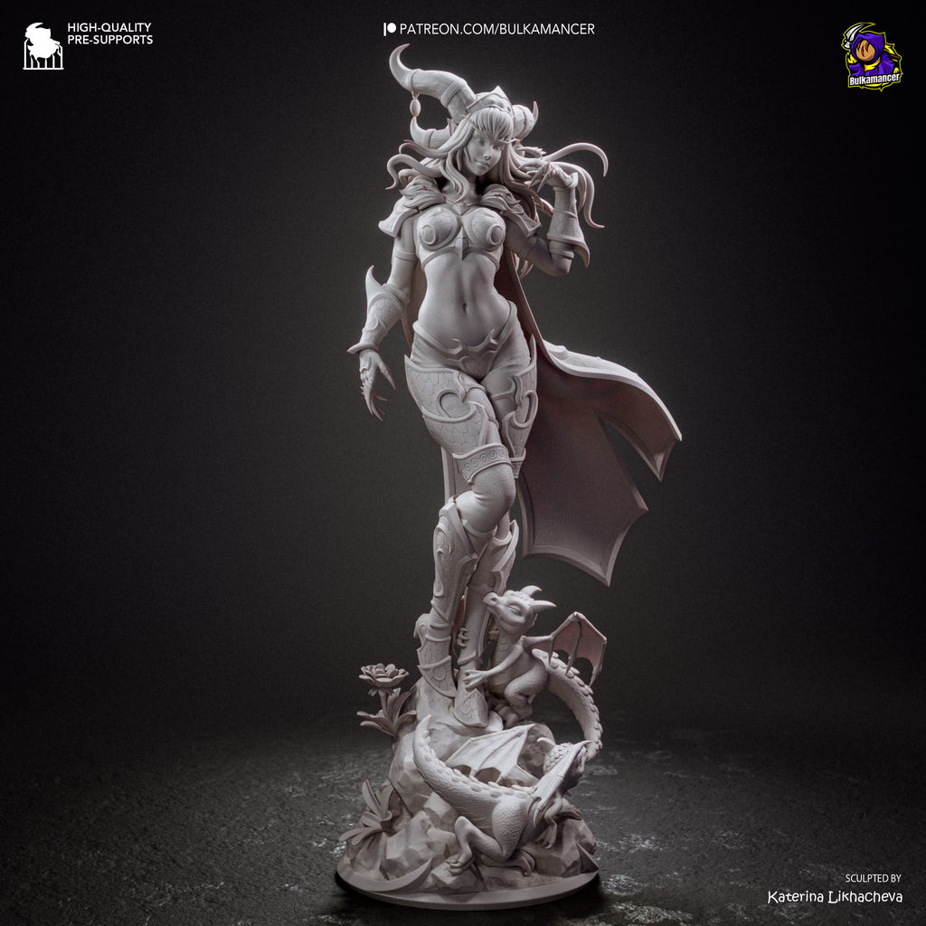 Alexstrasza Life-Binder | Fantasy Dragon Aspect Resin Statue / Garage Kit (Bulkamancer)