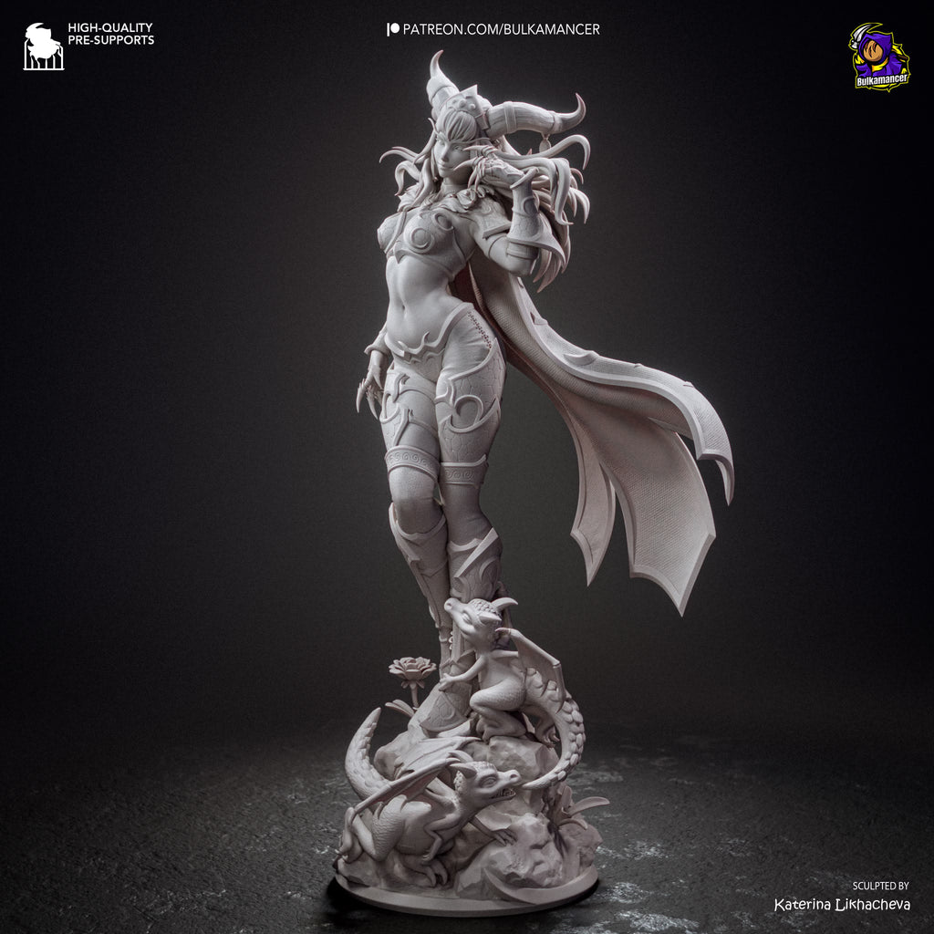 Alexstrasza Life-Binder | Fantasy Dragon Aspect Resin Statue / Garage Kit (Bulkamancer)