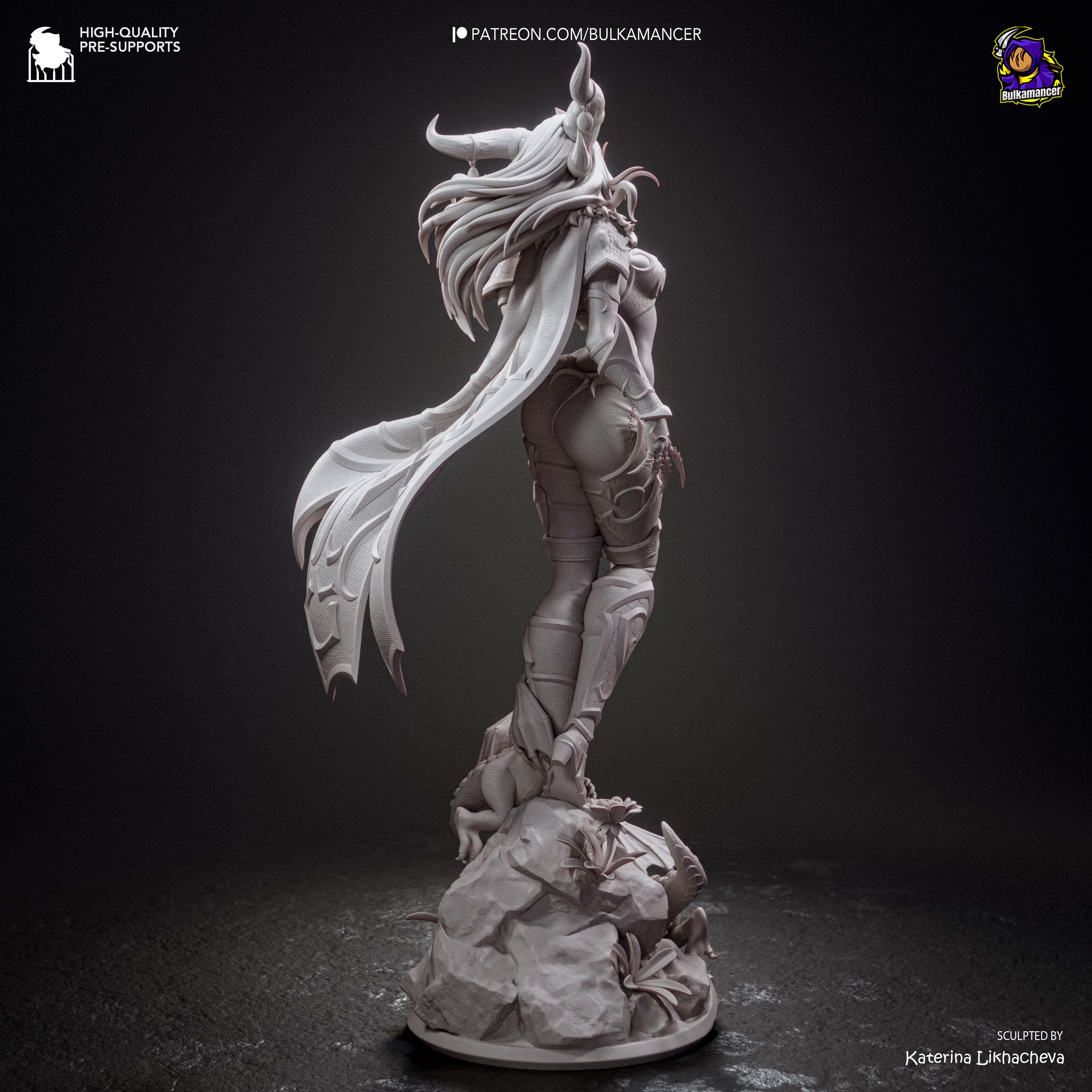 Alexstrasza Life-Binder | Fantasy Dragon Aspect Resin Statue / Garage Kit (Bulkamancer)