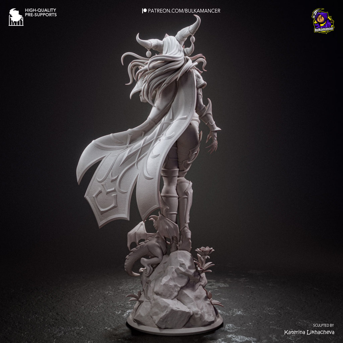 Alexstrasza Life-Binder | Fantasy Dragon Aspect Resin Statue / Garage Kit (Bulkamancer)