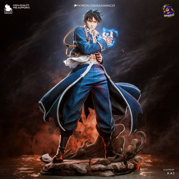 Lust for Arson | Flame Alchemist Resin Statue / Garage Kit (Bulkamancer)