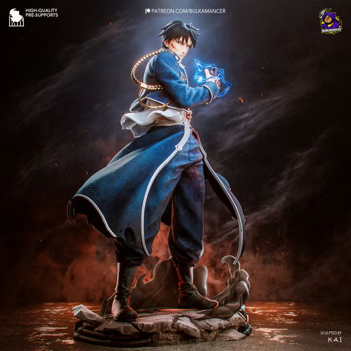 Lust for Arson | Flame Alchemist Resin Statue / Garage Kit (Bulkamancer)