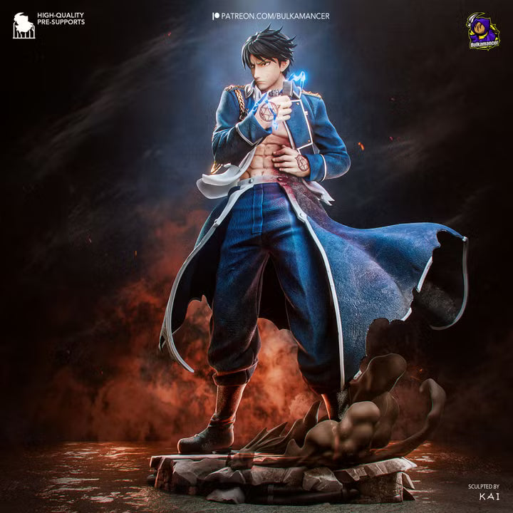 Lust for Arson | Flame Alchemist Resin Statue / Garage Kit (Bulkamancer)