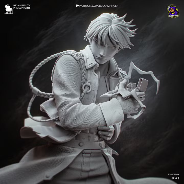 Lust for Arson | Flame Alchemist Resin Statue / Garage Kit (Bulkamancer)