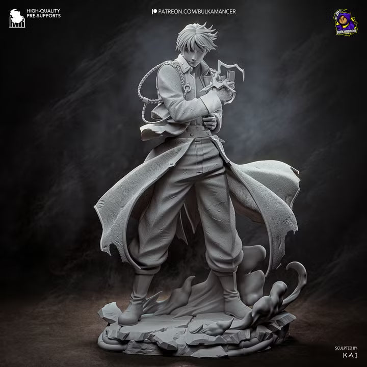 Lust for Arson | Flame Alchemist Resin Statue / Garage Kit (Bulkamancer)
