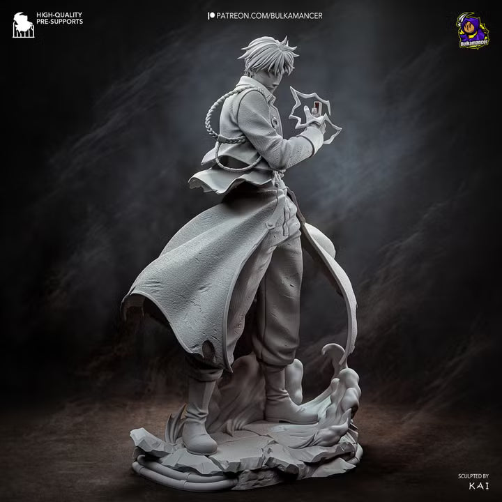 Lust for Arson | Flame Alchemist Resin Statue / Garage Kit (Bulkamancer)