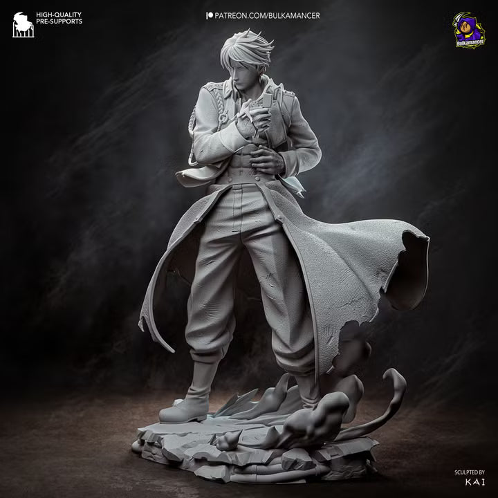 Lust for Arson | Flame Alchemist Resin Statue / Garage Kit (Bulkamancer)