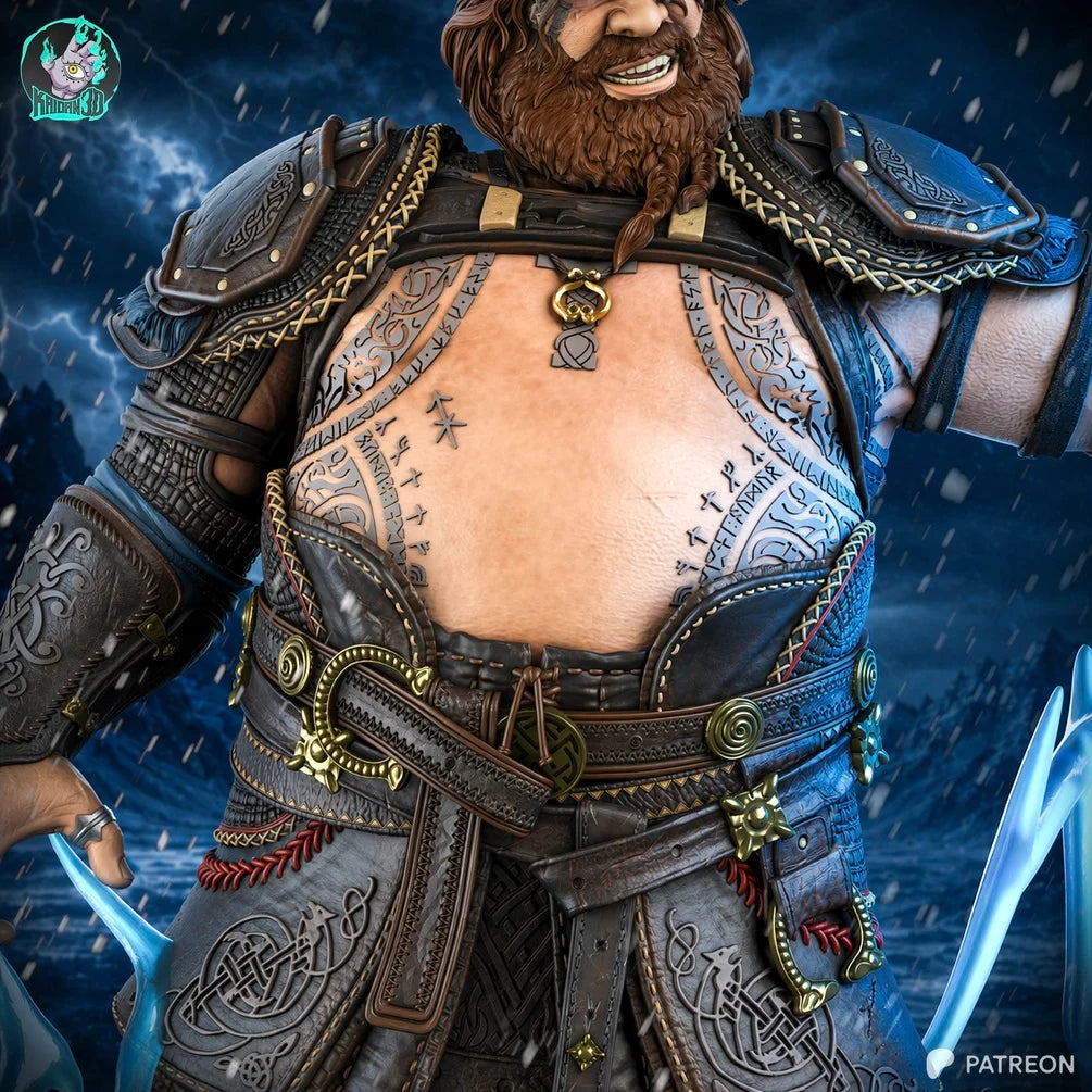 Thor God of War Ragnarok Statue XL - Billy Bones Emporium