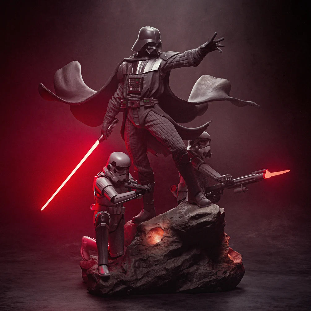 Star Wars - Darth Vader & Stormtroopers Command Diorama | Multiple Scales & Finishes