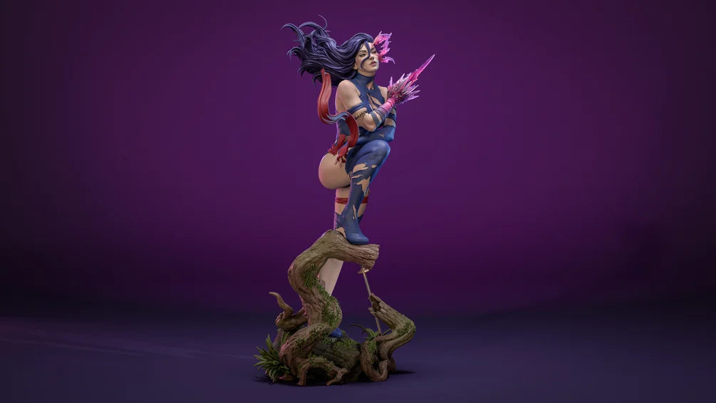 Savage Lands Psylocke – Premium Resin Statue / Garage Kit (1/9 & 1/6 Scale) | CA 3D