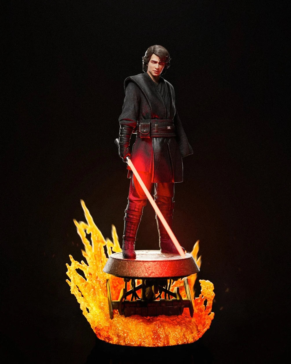 Star Wars - Fallen Anakin Skywalker (Mustafar) Statue | 1/6 & 1/9 Scales | Raw, Primed & Painted Options