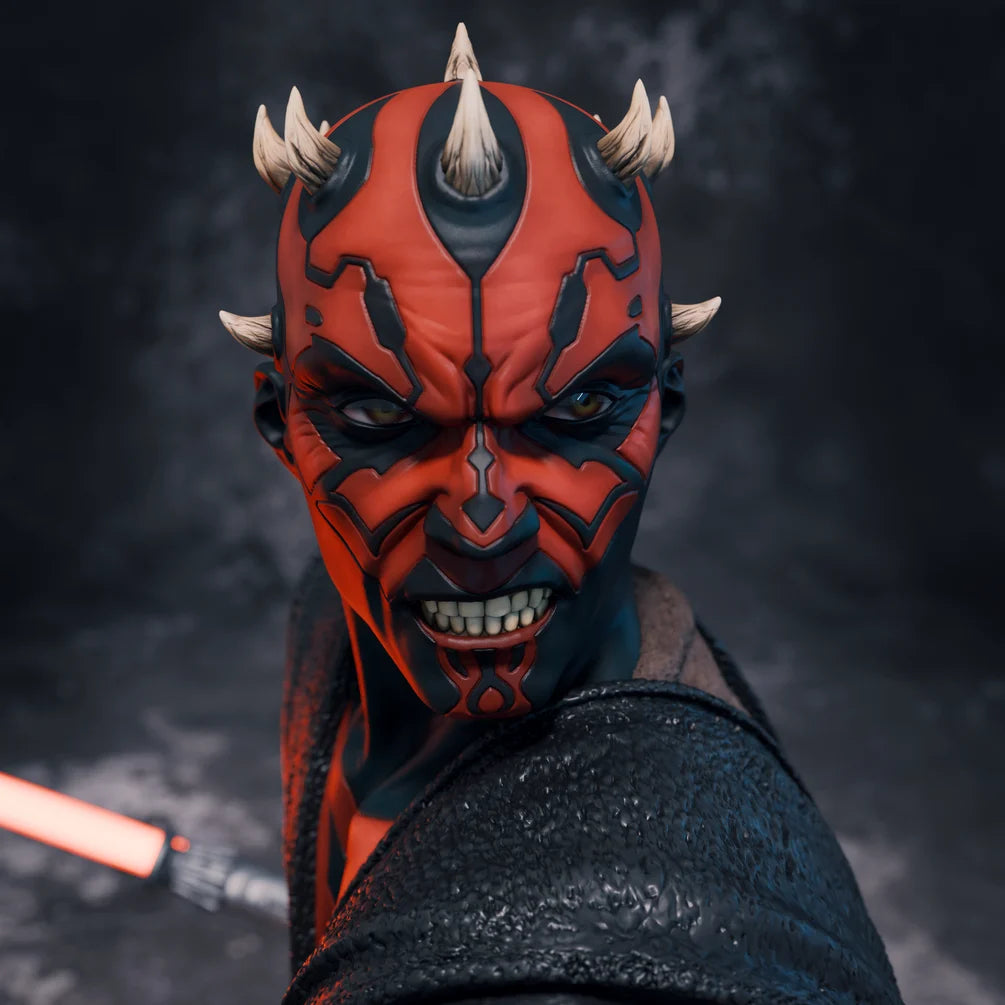 Star Wars: The Clone Wars - Ahsoka vs. Darth Maul Mandalore Duel Diorama | Multiple Scales & Finishes