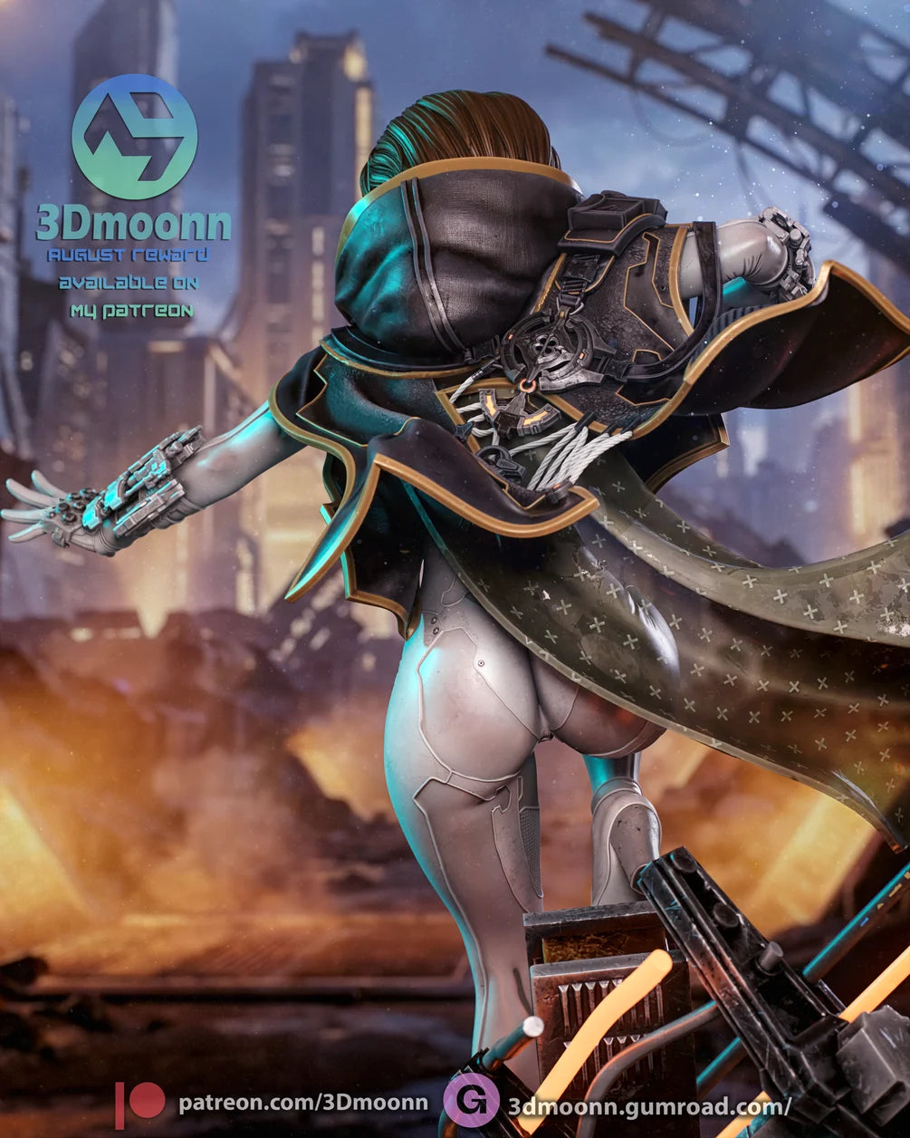 Evie Statue 1/6 Scale - Stellar Blade Blood Rain | Billy Bones Emporium