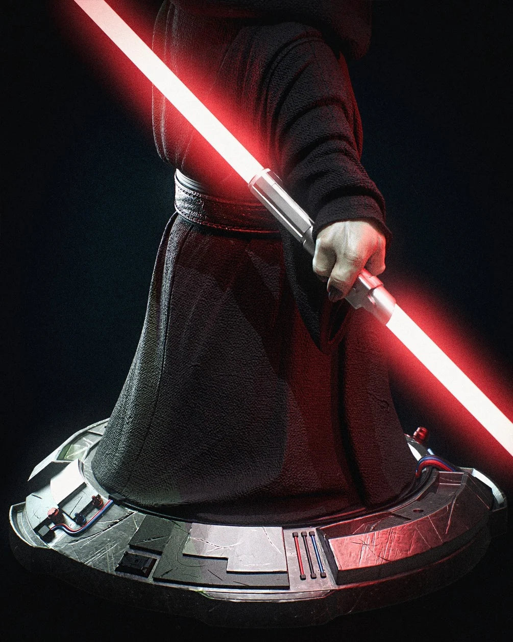 Star Wars - Sith Dark Side Yoda (CA 3D Design) Statue | Multiple Scales & Finishes