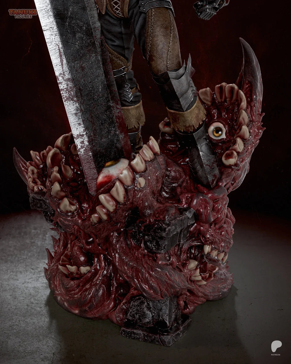 Guts "The Black Swordsman" Custom Resin Statue – High-Detail Collectible Figure