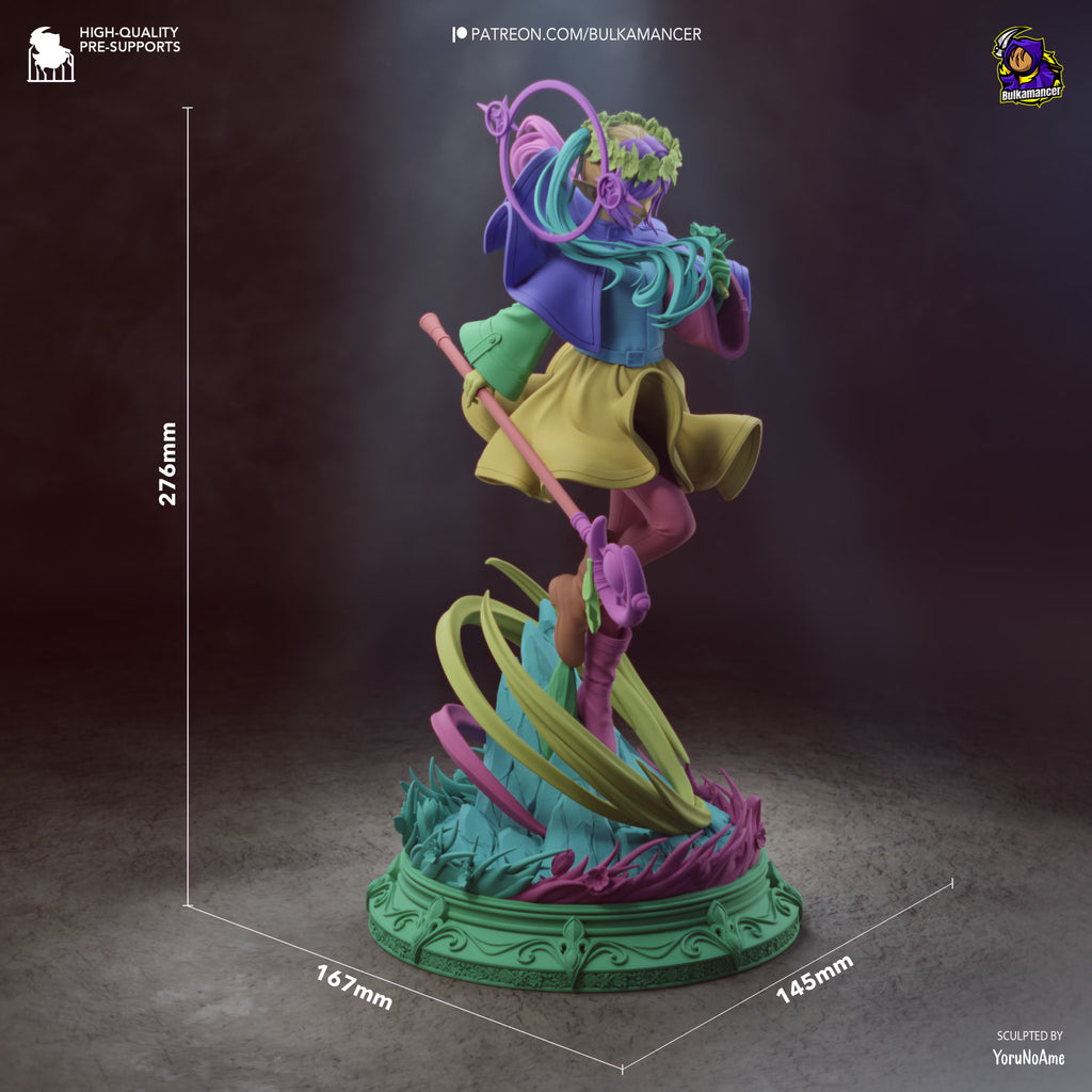 RetFrieren- Retracing the Past | Elven Mage Resin Statue / Garage Kit with Interchangeable Heads (Bulkamancer)