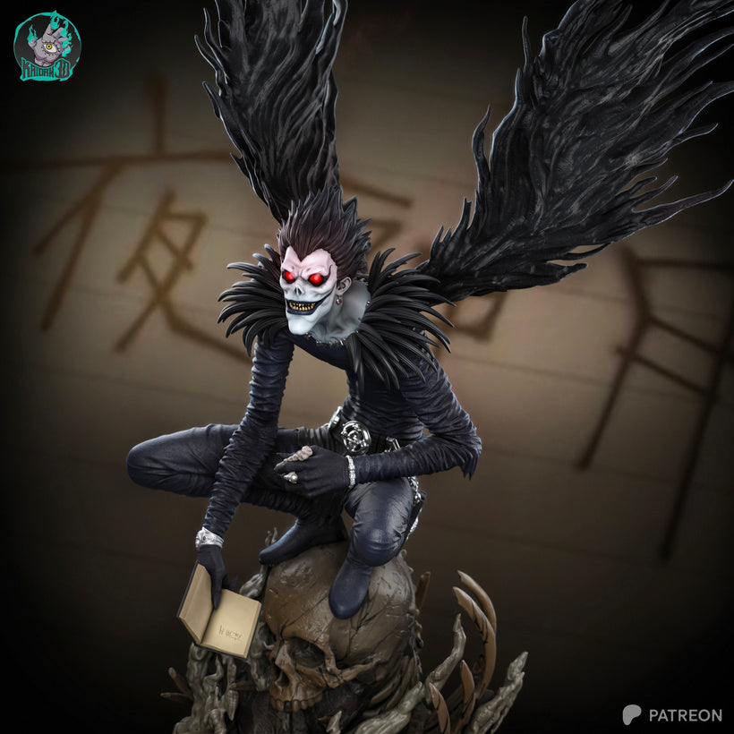 Ryuk - Death Note | High-Precision 3D Printed Resin Statue / Collectible