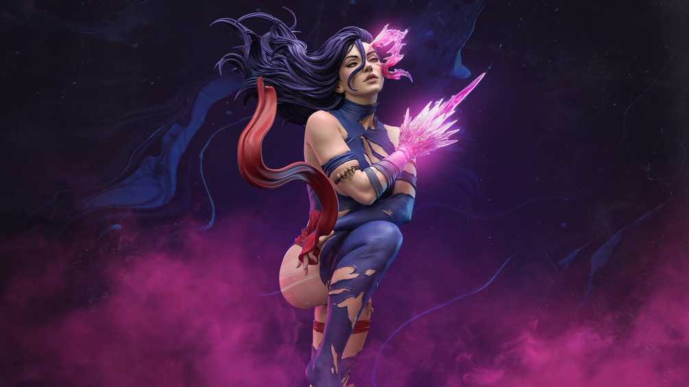 Savage Lands Psylocke – Premium Resin Statue / Garage Kit (1/9 & 1/6 Scale) | CA 3D