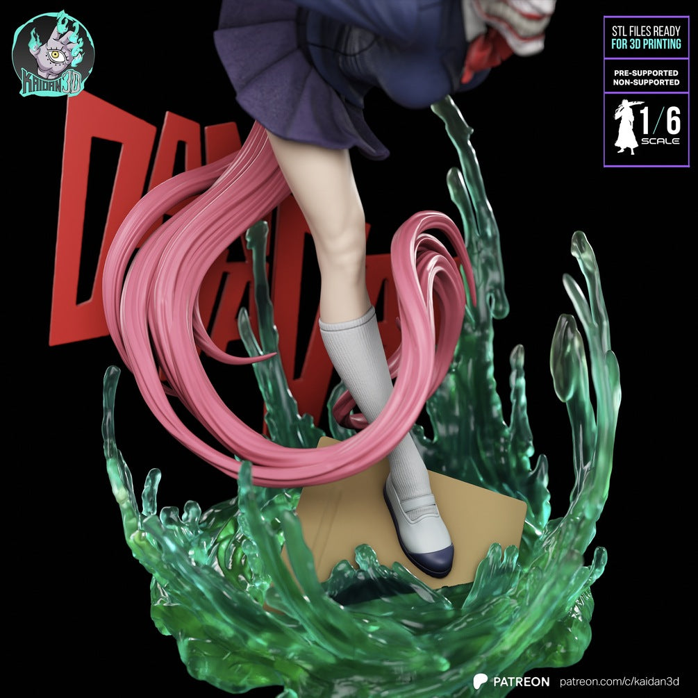 Dandadan - Aira Shiratori 1/6 Scale Resin Statue | 3 Faceplates | Raw, Primed & Painted Options