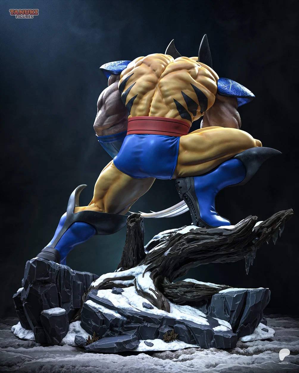 Wolverine (Classic Suit) Custom Resin Statue – High-Detail Marvel Collectible