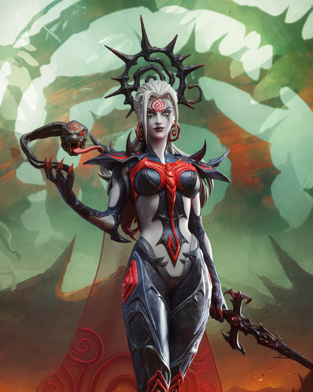 Symbiote Hela Marvel Resin Statue | CA 3D Garage Kit