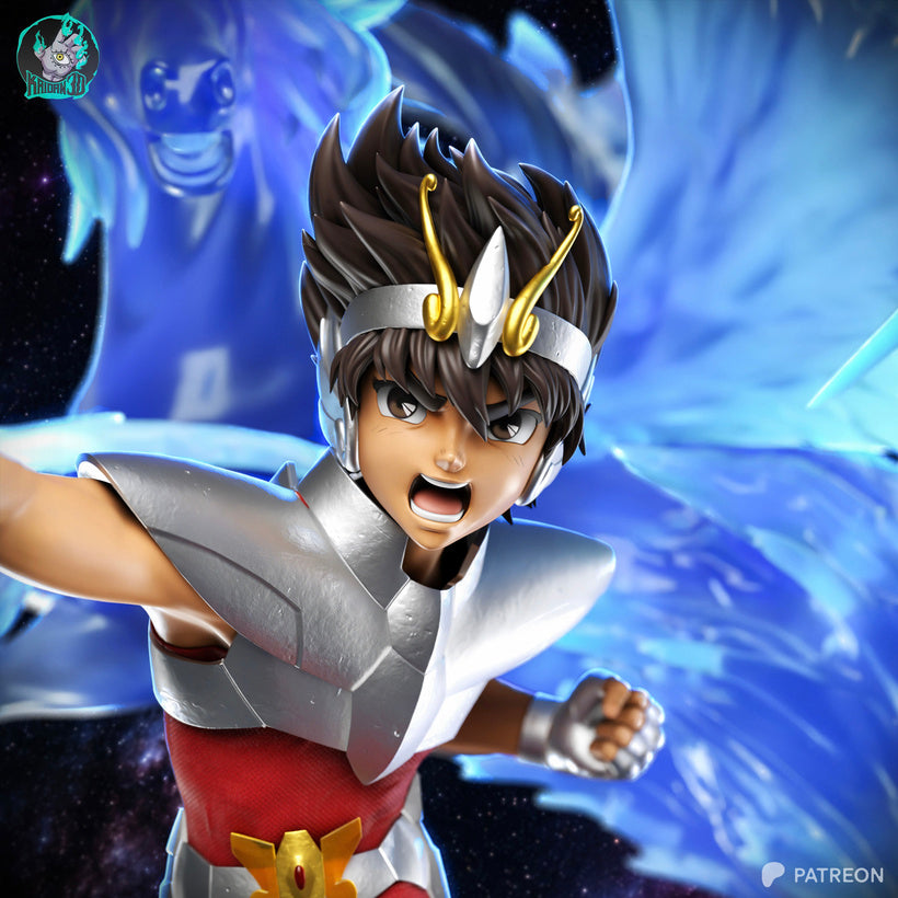 Pegasus Seiya - Saint Seiya | High-Precision 3D Printed Resin Collector's Statue