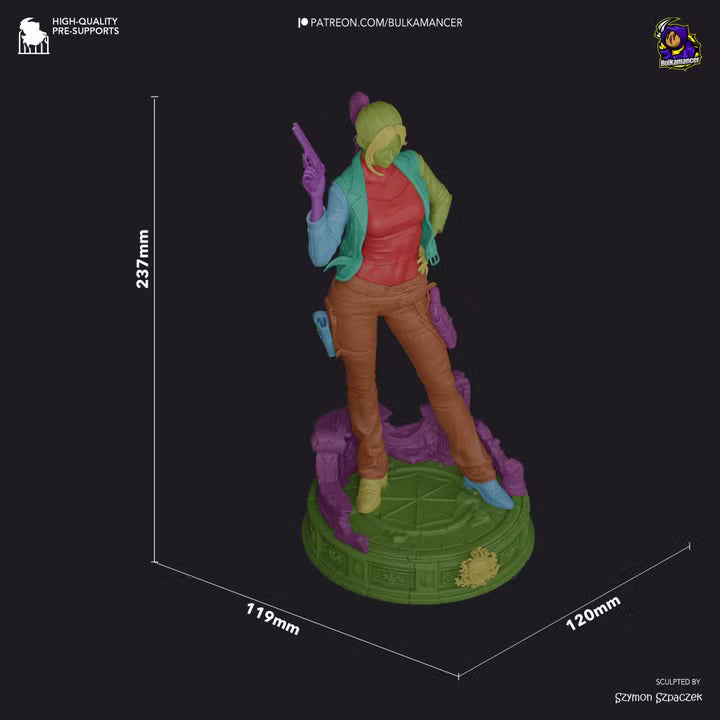 Terra Saver Survival Heroine Resin Statue | Bulkamancer Garage Kit