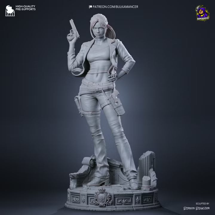 Terra Saver Survival Heroine Resin Statue | Bulkamancer Garage Kit