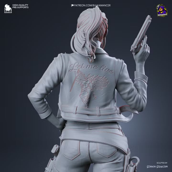 Terra Saver Survival Heroine Resin Statue | Bulkamancer Garage Kit