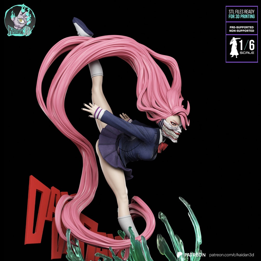 Dandadan - Aira Shiratori 1/6 Scale Resin Statue | 3 Faceplates | Raw, Primed & Painted Options
