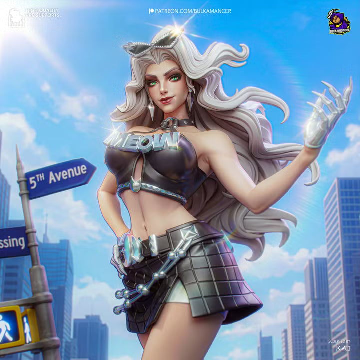 Urban Carnivore Streetwear Heroine Resin Statue | Bulkamancer Garage Kit