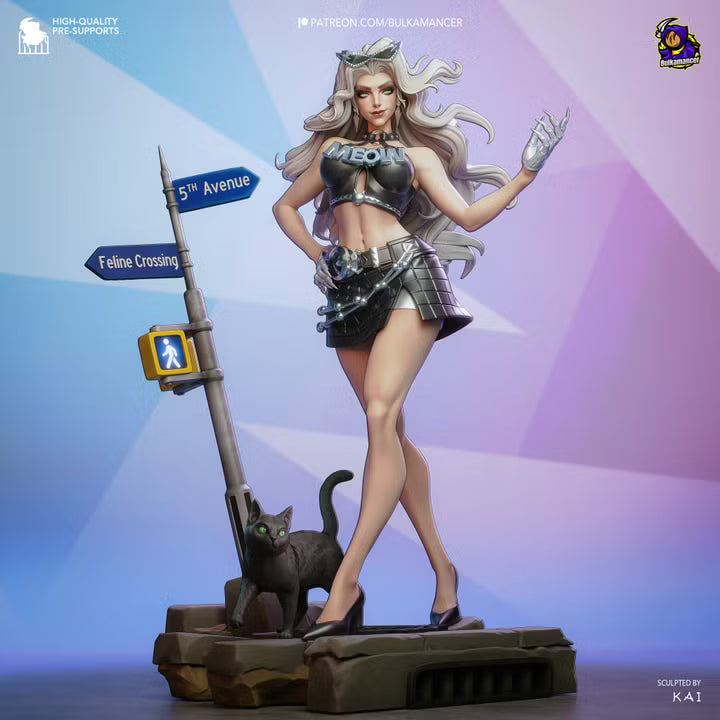 Urban Carnivore Streetwear Heroine Resin Statue | Bulkamancer Garage Kit