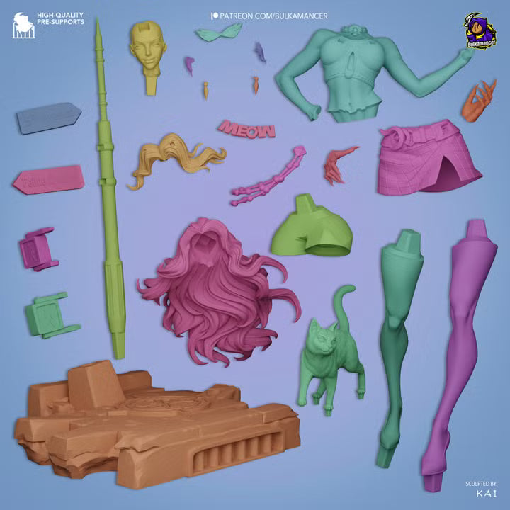 Urban Carnivore Streetwear Heroine Resin Statue | Bulkamancer Garage Kit