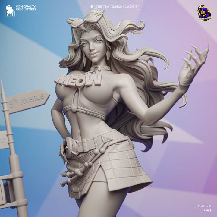 Urban Carnivore Streetwear Heroine Resin Statue | Bulkamancer Garage Kit