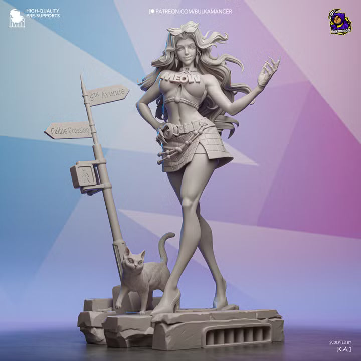 Urban Carnivore Streetwear Heroine Resin Statue | Bulkamancer Garage Kit