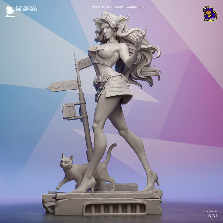 Urban Carnivore Streetwear Heroine Resin Statue | Bulkamancer Garage Kit