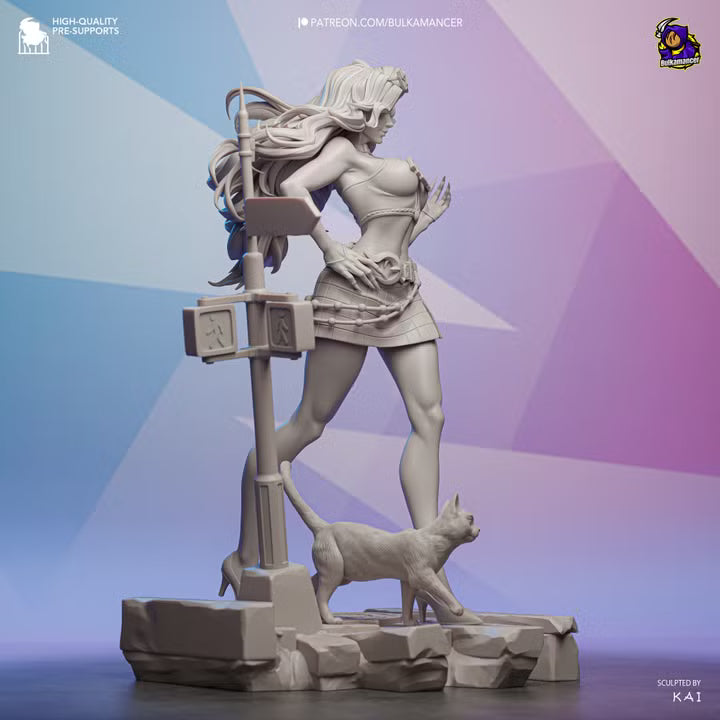 Urban Carnivore Streetwear Heroine Resin Statue | Bulkamancer Garage Kit